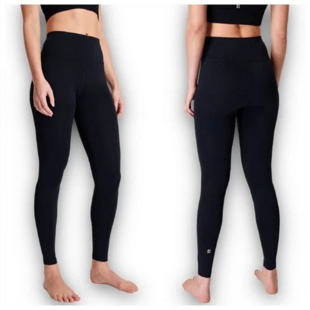 Sweaty Betty All Day Athletic Leggings Athleisure Full Length in  Black